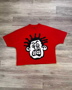 เสื้อยืดผู้ชายผ้าฝรั่งเศสเทอร์รี่ 400gsm แบบสั่งทำพิเศษ แขนยาว ทรงบ็อกซี่ ตัดสั้น ขอบดิบ พิมพ์ลายกราฟิกด้วยเทคนิค DTG - Product Image 5