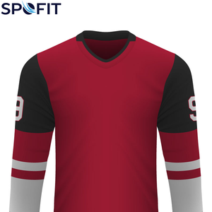 Venta al por Mayor de Camisetas de Hockey sobre Hielo de Alta Calidad con el Último Diseño, Ropa Deportiva Personalizada para Equipos, Camisetas de Hockey sobre Hielo a Precio Económico - Product Image 2