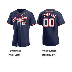 Camiseta de Béisbol Sublimada Personalizada a Precio de Fábrica al por Mayor, Ropa Deportiva para Hombre y Mujer, Ropa de Softbol con Impresión por Sublimación - Product Image 2