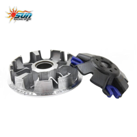 Set Pulley CVT Baja Taiwan SUN Racing MIO100 MO100-CVT015 Baru untuk Skuter Yamaha Performa Tinggi Akselerasi Halus
