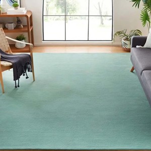 Solid Pale Green Area Rug Soft Plush Hand Tufted Woolen Area Carpet for Living Room Bedroom Minimalist Home Decor Luxury Style - Product Image 5