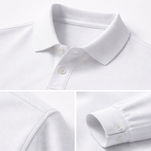 Camisetas Polo de Manga Larga Personalizadas al por Mayor para Hombre OEM - Fabricante Directo de Fábrica - Product Image 4