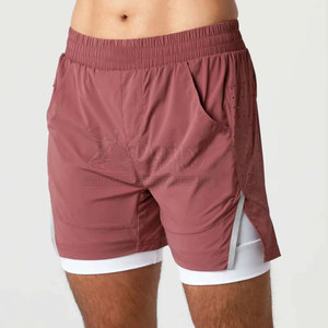 Shorts élégants 2 en 1, respirants en polyester, nouveau design, shorts 2 en 1 pour hommes - Product Image 2