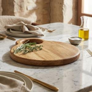 Tabla de cortar de bambú extra grande GHP, tabla de madera para cortar pavo, carne, barbacoa, la tabla de cortar de madera más grande tipo bloque de carnicero. - Product Image 5