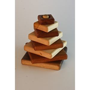 Anillos Apilables de Madera para Juego Sensorial, Decoración para Bebés y Niños - Product Image 2