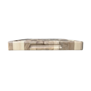 Planche à découper rectangulaire en bois avec poignée, non toxique, écologique, durable, passe au lave-vaisselle, pour une utilisation en cuisine - Product Image 1
