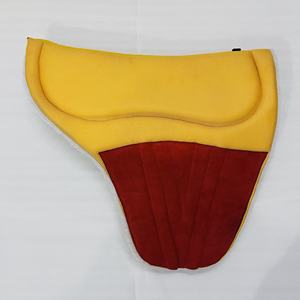 Precio de fabricación, almohadilla de sillín de doma de malla con parche de cuero, equipo de equitación, 1 pulgada de grosor - Product Image 3