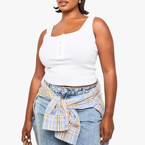 Camisetas Básicas de Verano 2025 para Mujer, Personalizadas, de Doble Forro, sin Mangas, Tipo Camisola, Suaves, 100% Algodón, Transpirables - Product Image 4