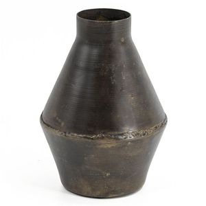 Jarrón de Metal Negro Mate Nórdico al por Mayor |   Florero Geométrico Creativo para Flores Secas |   Jarrón Decorativo de Mesa Estilo Ins - Product Image 3