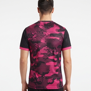 เสื้อยืดพิมพ์ลายตามสั่งสำหรับผู้ชาย ผ้าโพลีเอสเตอร์ 100% เสื้อผ้ากีฬาระบายอากาศ เสื้อยืดออกกำลังกาย ซับเหงื่อ เสื้อสำหรับฝึกซ้อม - Product Image 2