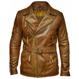 Chaqueta de cuero genuino para hombre, diseño OEM, para todas las estaciones, en todos los tamaños y colores - Product Image 5