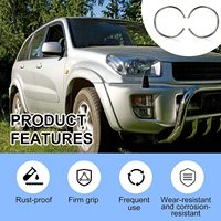 High Strength Steel Circlip Retainer Ring 68146592AA Front Axle Carrier C Clip Snap Ring 2PCS for Dodge Ram