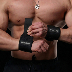 Custom Logo Wrist Wraps Professional Protection Breathable Soft Lightweight Foldable Unisex Weightlifting <b>Gym</b> <b>Body</b> Building - Product Image 3