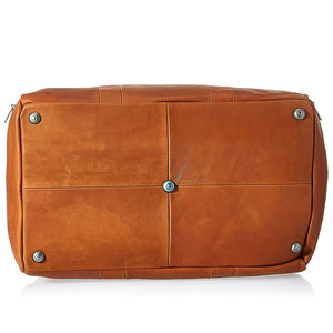 Sac de voyage pour homme en cuir véritable de haute qualité, très vendu, avec couleur et taille personnalisées, logo client, fabriqué au Pakistan - Product Image 2