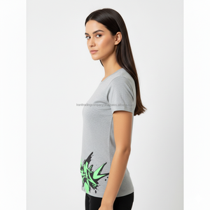 เสื้อยืดพรีเมียม 180gsm ผ้าฝ้าย 100% สกรีนโลโก้แบรนด์ได้ตามสั่ง ยูนิเซ็กซ์ สำหรับฤดูร้อน ผ้าไม่เป็นขุย คุณภาพสูง ขายส่งจำนวนมาก - Product Image 3