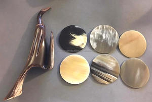 Ensemble de sous-verres en corne lisse Prime Artisan, haute qualité pour hôtels, restaurants, bars, cafés, maisons, décoration de table, protection - Product Image 3