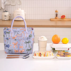 Bolsa Térmica para Almuerzo con Diseño Elegante para Mujer, Bolsa Refrigerante Portátil para Oficina, Picnic y Comidas al Aire Libre - Product Image 1