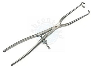 Pinza de reducción ósea NABSONS MED de acero inoxidable, instrumento quirúrgico ortopédico manual para reducción de fracturas, reutilizable, CE - Product Image 2