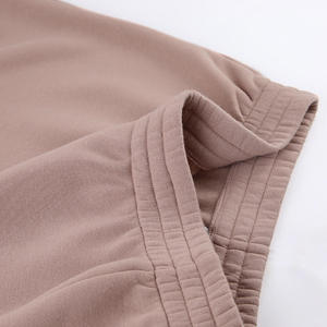 Women's Solid Color Turtleneck Tracksuit <b>Set</b> Loose Fit Full Length Sweatshirt and Pants Casual Autumn Wear 100% Cotton - Product Image 3