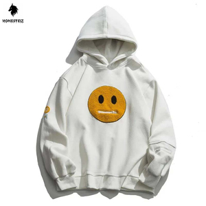 เสื้อฮู้ดดี้พิมพ์ลายตามสั่งสำหรับผู้ชาย ทรงบ็อกซี่ฟิต น้ำหนัก 00-500 GSM ผ้าหนา ทรงไหล่ตก เสื้อสเวตเชิ้ตฤดูหนาว สีพื้น ดีไซน์เรียบง่าย - Product Image 2