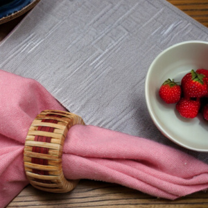 Hot Selling Handmade Bamboo Cane Wedding Rattan <b>Napkin</b> Ring for Table Decoration Best Quality Handwoven <b>Easter</b> <b>Napkin</b> Ring Cheap - Product Image 3