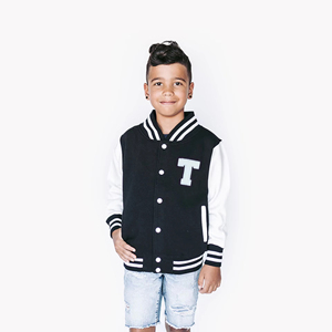 Custom varsity <b>jacket</b> plus size Kids <b>jackets</b> letterman team sports with high quality materials <b>jacket</b> for kids embroidery - Product Image 6