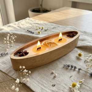 Handmade Wooden Candle <b>Holder</b> Rustic <b>Tealight</b> Stand Farmhouse Table Decor Wedding Centerpiece Home Accent Gift Item - Product Image 4
