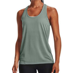 Débardeur décontracté pour femme, inspiré des tendances, 100 % coton, respirant, séchage rapide, logo frontal, idéal pour la gym, le fitness, l'entraînement et les tenues d'été - Product Image 1