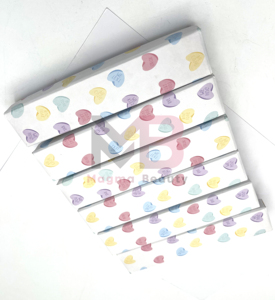 Caja de Cartón para Pinzas de Pestañas con Diseño de Corazón en Color Personalizado, Impresión de Logotipo y Diseño Personalizado - Product Image 1