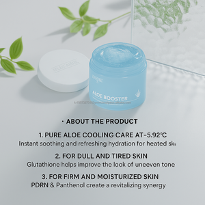 Siero Essenza Idratante Illuminante all'Aloe Vera e Acido Ialuronico K Beauty, Skincare Coreana OEM - Product Image 3