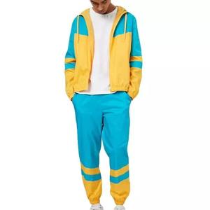 Custom Men Reversible Eco-Friendly Oversized Fit Polyester/Nylon <b>Wind</b> <b>Breaker</b> Outerwear Sets 2 1 Design Active Trackpants - Product Image 1
