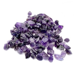 Pierre brute d'améthyste véritable 8x10mm - Pierre précieuse naturelle non taillée, brute, fournitures de fabrication de bijoux violets - Product Image 3