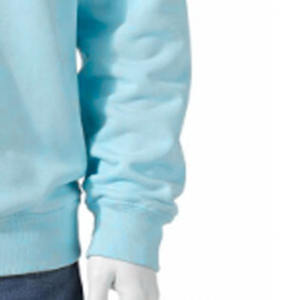 Sweat-shirt personnalisé pour homme, col rond, 100% coton molletonné, coupe ample, couleur unie, épaules tombantes, col et poignets côtelés - Product Image 4