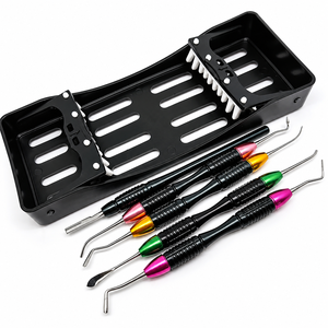 Kit d'instruments légers en acier inoxydable à double extrémité pour le placement de résine composite dentaire – Outils de restauration dentaire - Product Image 4