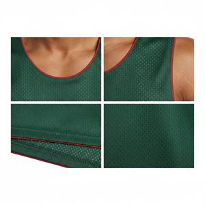 Conjuntos de Camisetas de Baloncesto sin Mangas Sublimadas de Poliéster 100% Transpirable de Alta Calidad, Uniformes Personalizables - Product Image 5