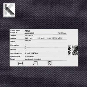 Tela de Lona 100% Algodón Resistente, 345 g/m², Teñido Ecológico, Material Duradero para Ropa de Trabajo, Pantalones Cargo y Chaquetas, Fabricante OEM al por Mayor - Product Image 4