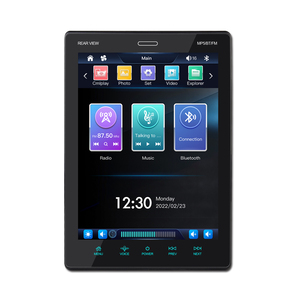 Lecteur multimédia audio universel 9510C 9,5 pouces 1 Din MP5 avec écran vertical, <span class=keywords><strong>autoradio</strong></span> tactile avec Carplay et Android Auto - Product Image 2