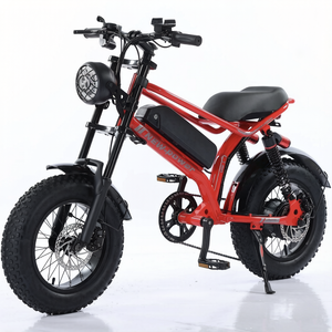 Bicicleta Eléctrica de Montaña Estilo Vintage con Neumáticos de Nieve Mini de 16*4 Pulgadas para Estudiantes, Batería de Litio, 7 Velocidades, Doble Suspensión, Frenos de Disco Impermeables - Product Image 2