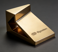 Prensapapeles de Metal Personalizado, Asequible, Maestrosamente Minimalista, Pulido, Premium, Atemporal, Artístico, de Textura Lujosa