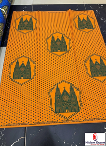 Luxury African Twill Wax Cotton Fabric Wedding Party Fashion OEM ODM Custom Textile Manufacturing Supplier Factory - Product Image 4