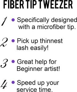 Pinzas para Pestañas de Acero Inoxidable Estilo Japonés, Logotipo Personalizado, Antiestáticas, Diseño Duradero, Agarre Perfecto, Punta Suave para Pestañas - Product Image 2