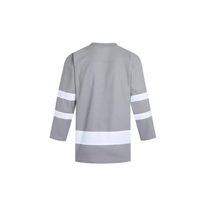 Camiseta de Hockey Personalizada para Equipos de E-Sports, Talla Grande, Color Gris y Negro, Uniforme para Gamers, Venta al Por Mayor - Product Image 5