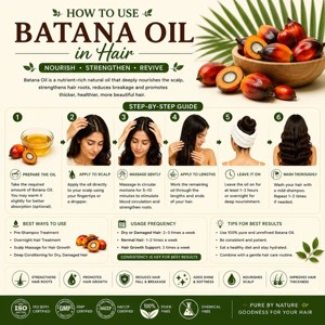 Suministro al por Mayor de Aceite de Batana 100% Puro, Aceite de Batana Natural Prensado en Frío para Hidratación del Cabello, Nutrición y Cuidado del Cuero Cabelludo - Product Image 3
