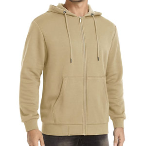 Sweat-shirts à capuche zippés pour hommes, sur mesure, 100% coton, décontractés, respirants, pour l'hiver - Vente en gros, nouveau style, légers, séchage rapide - Product Image 3