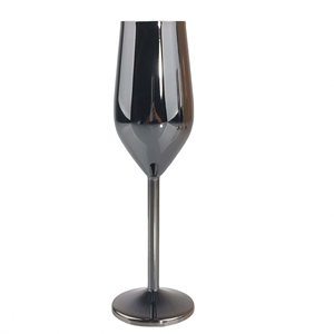 Gobelet à champagne en acier inoxydable, coupe à cocktail en métal pour la maison, utilisation en restaurant et en cuisine - Product Image 3