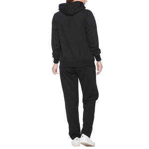Ensemble de survêtement à capuche pour femmes, sweat-shirt à manches longues avec fermeture éclair et pantalon, tenue de jogging décontractée - Product Image 4