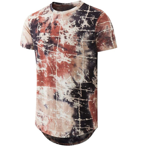 T-shirt imprimé sublimé respirant de qualité supérieure à motifs graphiques variés pour tenue décontractée de luxe et mode de détail 2026 - Product Image 1
