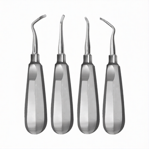 Juego de 4 Elevadores Dentales Miller para Extracción de Raíces, Izquierdo y Derecho, Instrumentos de Extracción de Dientes de Acero Inoxidable - Product Image 1