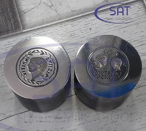 แม่พิมพ์เหรียญที่ระลึกฟุตบอล SAT Jewelry Power Strike สำหรับการหลอมและปั๊มเหรียญที่ระลึกกีฬาแบบกำหนดเอง อาร์เจนตินา บราซิล - Product Image 4