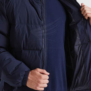 Chaqueta de Invierno de Alta Calidad 100% Algodón para Hombre, Chaqueta Acolchada de Algodón Transpirable con Logotipo Frontal, Gran Venta - Product Image 4